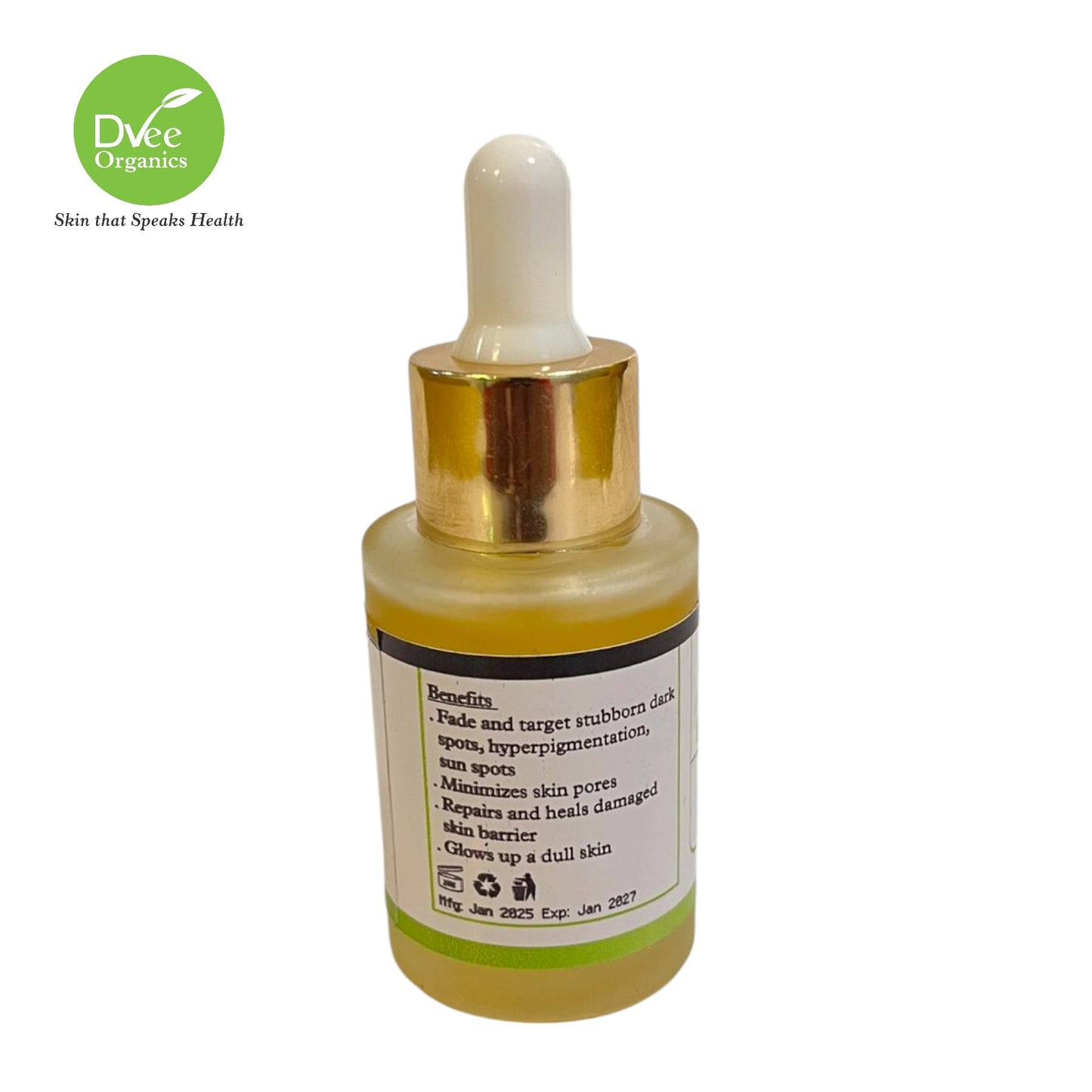 Repair and Glow Serum - Dvee Organics - For Brighter, Clear and Uniform Skin Tone