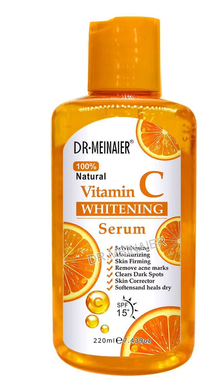 DR MEINAIER 100% Natural Vitamin C WHITENING Serum Brightens and Evens Out Skin Tone Reduces Signs of Aging Suitable For All Skin Types Improves Skin Texture