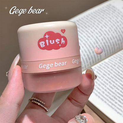 Air sensitive blush pink matte high gloss cosmetic puff natural nude makeup low saturation makeup