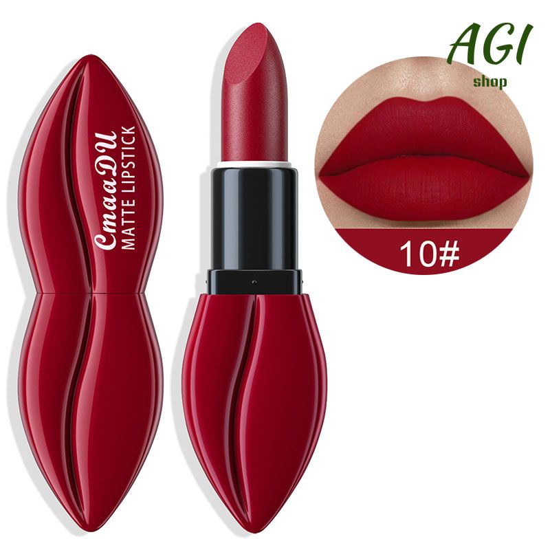 Waterproof Big Mouth Nude Matte Lipsticks Long Lasting Lip Stick Not Fading Makeup Lipgloss Red Velvet Lipstick Makeup Beauty Cosmetic Vitality Color Lipstick