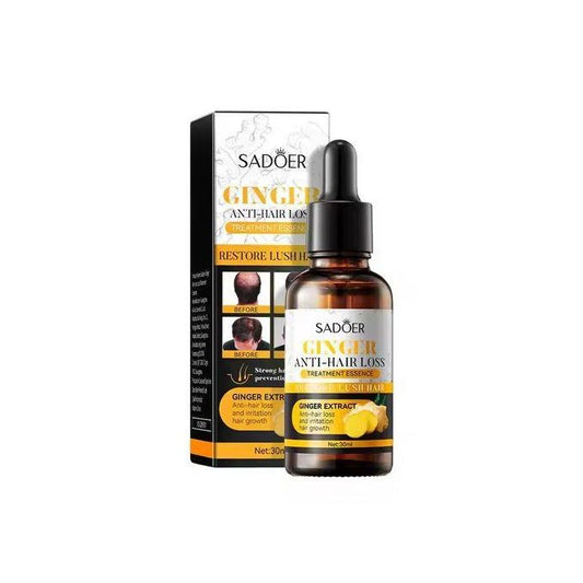 SADOER' Ginger Anti Hairloss Treatment Essence, Hair Growth Restoration Anti Hair Loss Serum