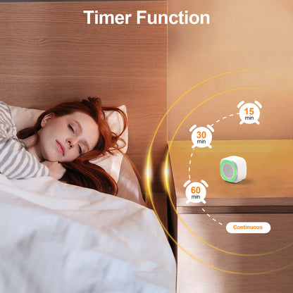 White Noise Machine with 26 Soothing Sounds, Mini Travel Sleeping Sound Machine, Timer Function