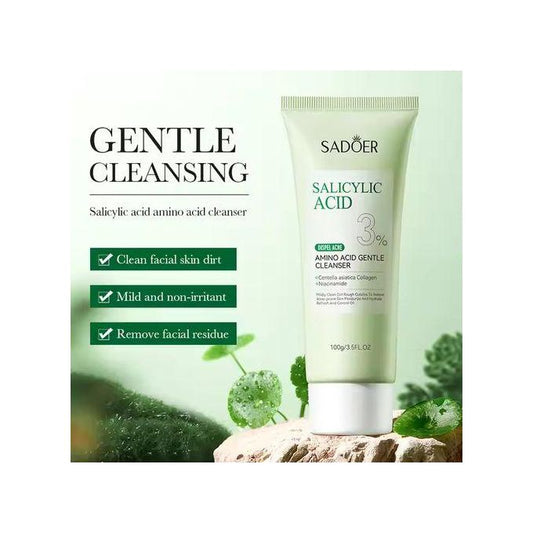 Salicylic Acid 3%, Amino Acid Gentle Anti Acne Face Cleanser