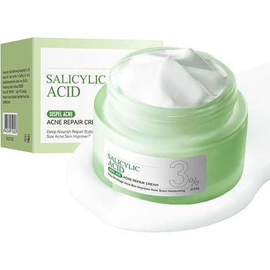Salicylic Acid Acne Cream - 3% BHA Spot Cream For Acne - Blackhead Remover - Dark Spot Remover For Face - Scar Removal Cream - Moisturizing Face Cream