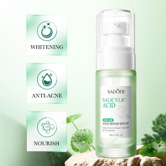 Salicylic Acid Dispel Acne Repair Serum Collagen Peptide Centella Asiatica Niacinamide Essence 30ml