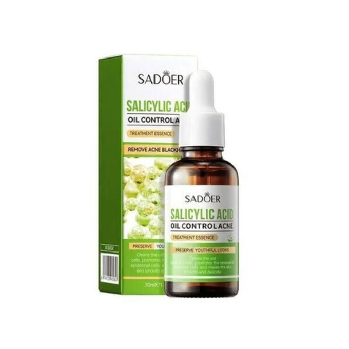 Salicylic Acid Oil Control Acne Treatment Essence, Anti-Acne Exfoliating Gentle Salicylic Acid Serum, Facial Serum, Promote the Renewal of...