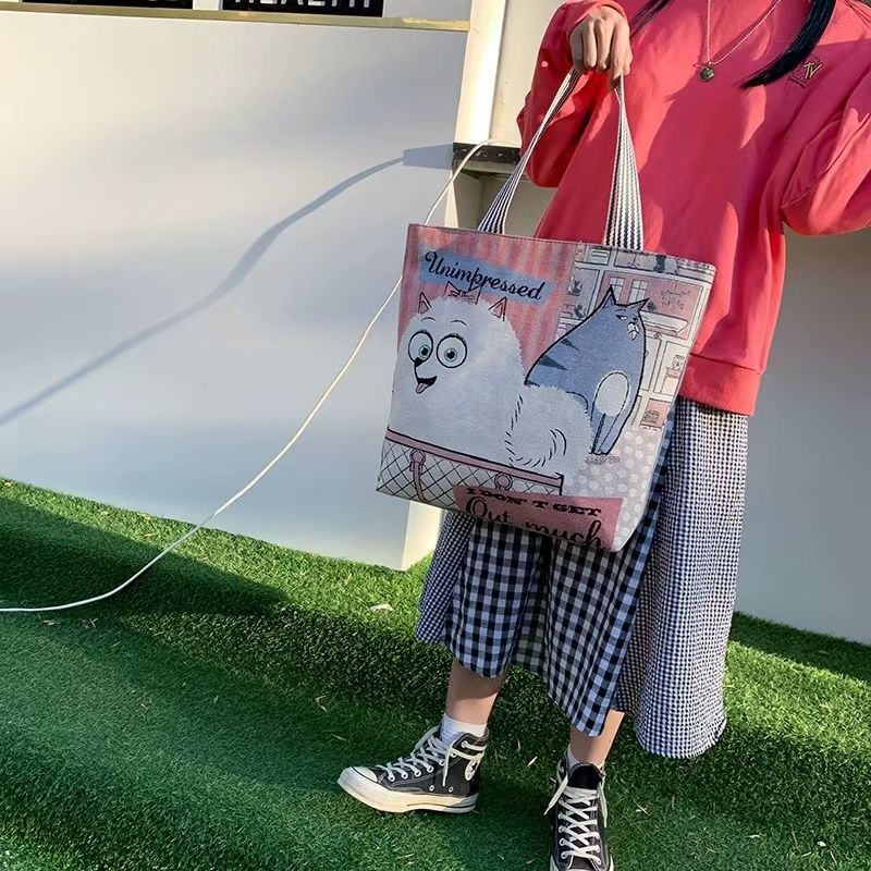 Large capacity shoulder bag canvas bag Crossbody bag for women handbags