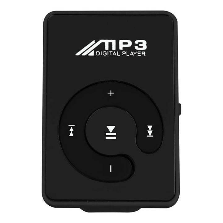 Mini MP3 Portable Mirror Clip MP3 Player Music Media Support SD TF Card Fashion HiFi MP3 Outdoor Sports Clip Sports Walkman Music