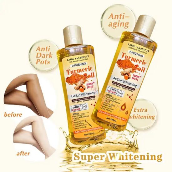 Veetgold Turmeric Body Lotion 1000ml + 200ml Super Whitening Skin Repair Anti-Aging Removes Wrinkles Dark Spots & Smooths Clears Knuckles Super Whitening Clears Dark Armpits Clears Dark Spots