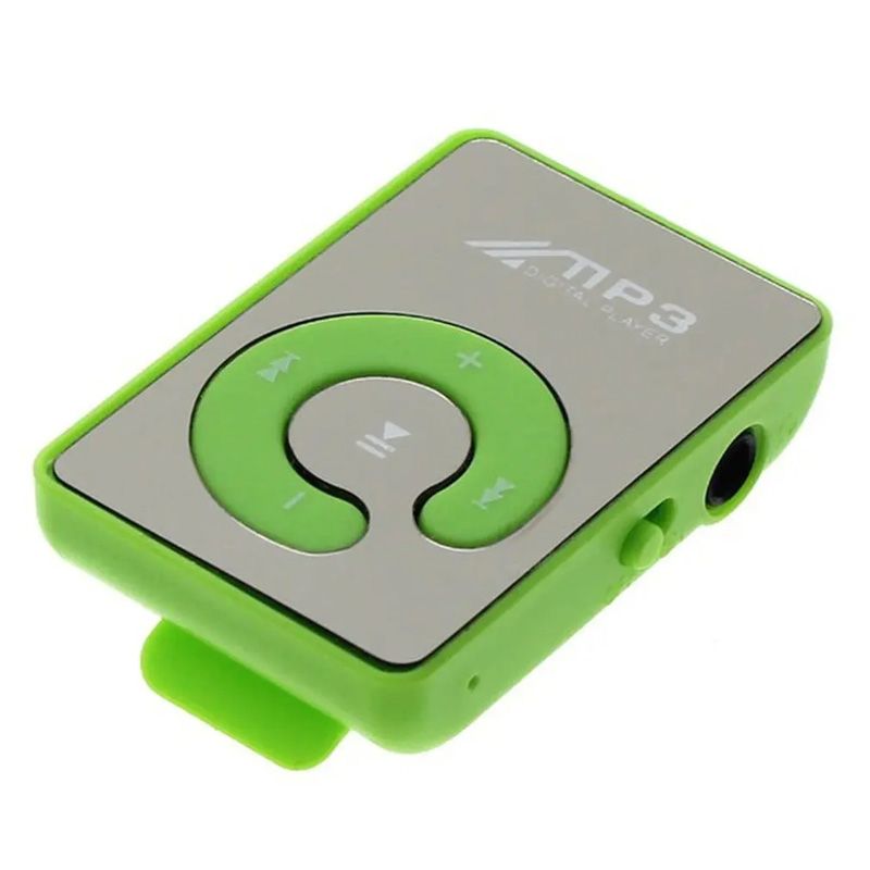 Mini MP3 Portable Mirror Clip MP3 Player Music Media Support SD TF Card Fashion HiFi MP3 Outdoor Sports Clip Sports Walkman Music