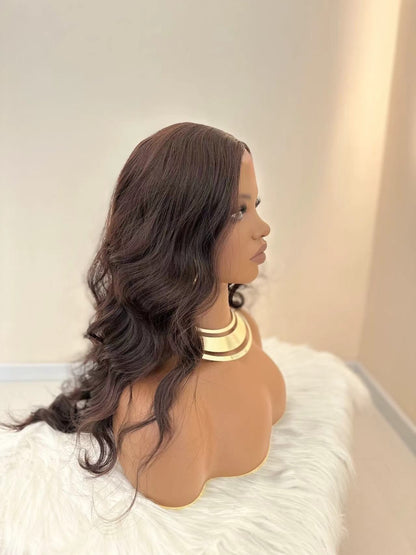 Synthetic Long Curly Wigs - 26 Inch Black | Natural Look (African Women, Quick Install, Budget-Friendly, Birthday Gift)