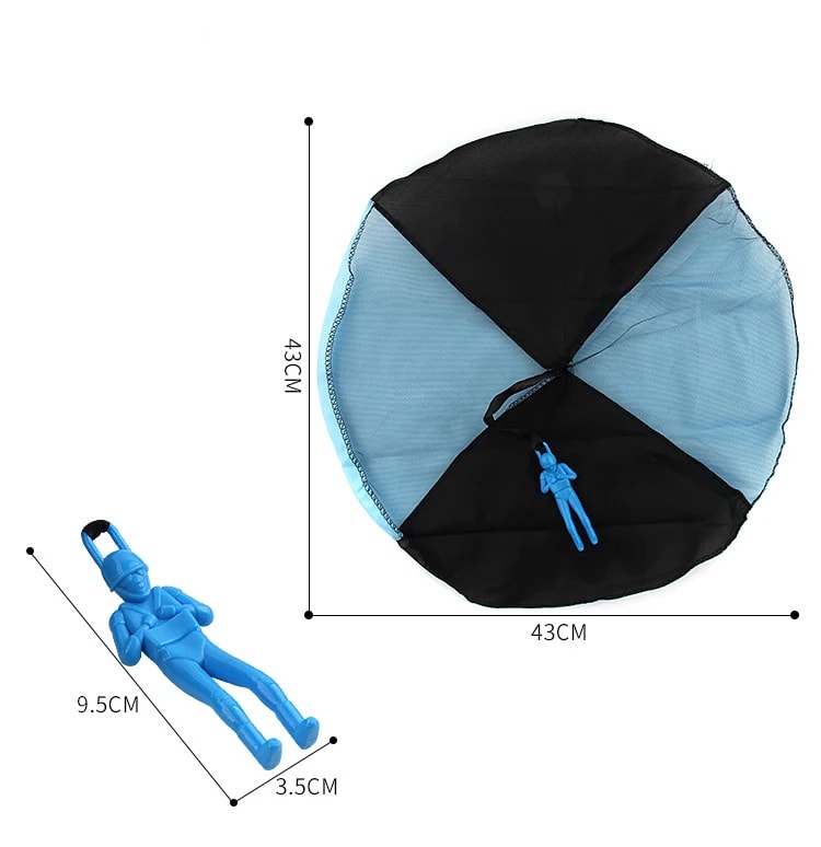 Hand Throwing Mini Soldier Camouflag Parachute for Kids Outdoor Toys Game Educational Flying Sport for Children