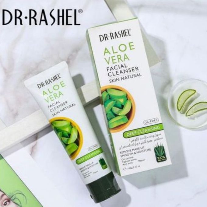 Dr. Rashel Aloe Vera Facial Cleanser - Oil Control Wash Tighten Pores Anti Acne Repair Remove Make up Sooth Moisturize Natural Skin