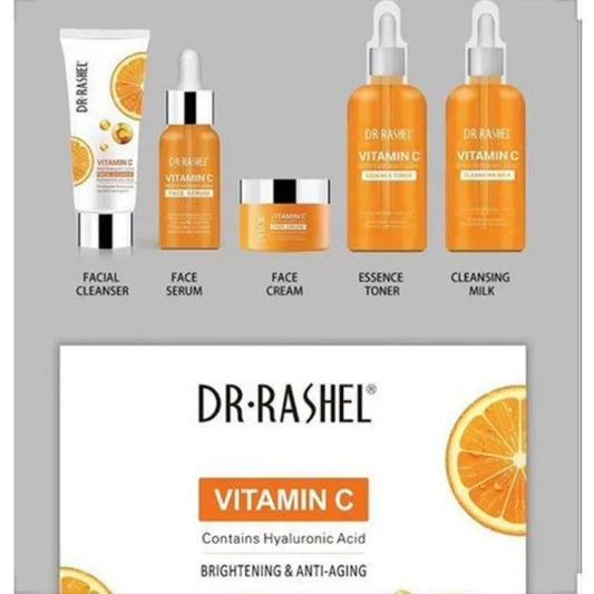 Dr. Rashel Vitamin C Brightening Anti-aging Cleanser ,Toner ,Cream, Serum and Cleansing Milk
