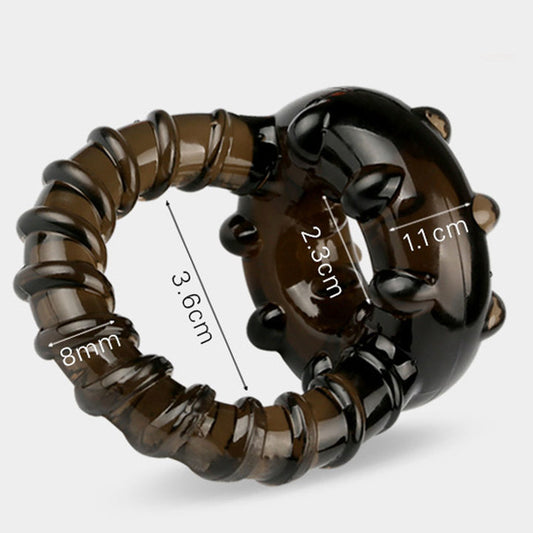 Elastic Cock Ring Testicle Restraint Prolonged Intercourse Adult Sex Toy for Men