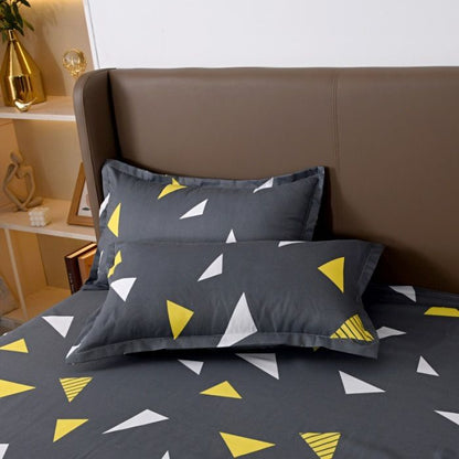 1 bedsheet(6.6'*7.6')+3 pillowcases (bedsheet size 200 * 230cm) 3pcs set #jiandan shenghuo
