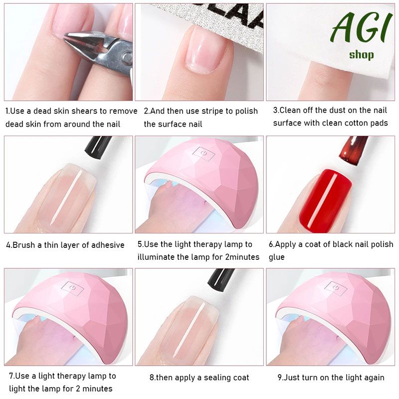 88W LED Nail Drying Lamp Manicure UV Nail Dryer Curing Gel Nail Polish 18 Lights USB Charge Professional Manicure Pedicure Nail Lamp Tools Equipment Sun Light Nail Art Tools