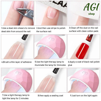 88W LED Nail Drying Lamp Manicure UV Nail Dryer Curing Gel Nail Polish 18 Lights USB Charge Professional Manicure Pedicure Nail Lamp Tools Equipment Sun Light Nail Art Tools