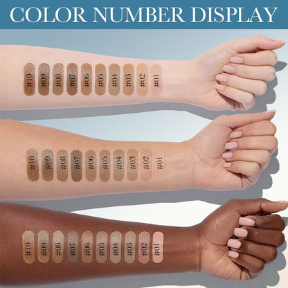 40ml SADOER Holding makeup liquid foundation natural lasting oil control is not easy to remove makeup concealer moisturizing dry skin bb cream for women moisturizing non-card powder