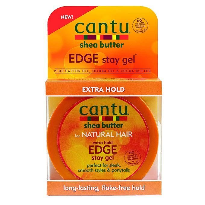 Shea Butter Extra Hold Edge Stay Gel,Curly Hair-2.25Oz