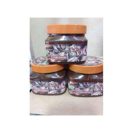 Shea Sugar Scrub Coffee+Matcha Firms,Reduce Acne,Blackheads