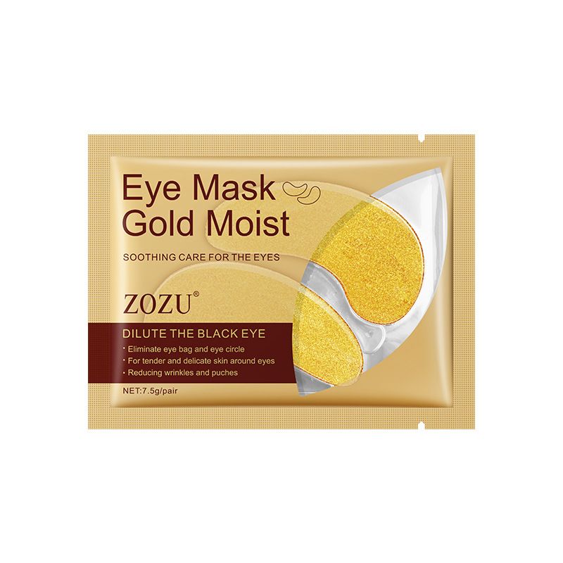 5 PCS Golden eye mask ， Moisturizing and Nourishing,Reducing Eye Wrinkles and Bags