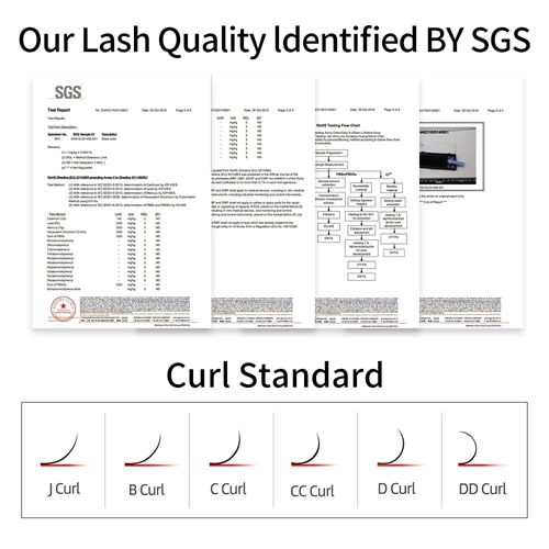 16Rows Classic Individual Eyelash Extension Lashes Matte Black Professional MIX 7-15MM Soft Natural Curl Faux Mink Eyelashes Extension Individual Eyelashes Artificial Fake False Eyelashes