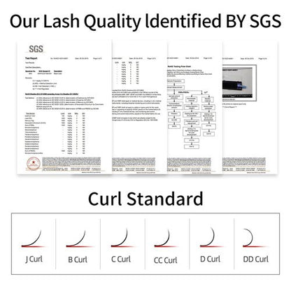 16Rows Classic Individual Eyelash Extension Lashes Matte Black Professional MIX 7-15MM Soft Natural Curl Faux Mink Eyelashes Extension Individual Eyelashes Artificial Fake False Eyelashes