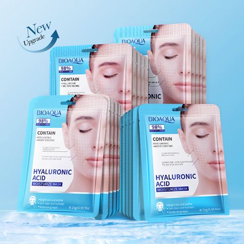 New Arrivals 8Pcs Collagen Face Mask Anti-wrinkle Retinol Hyaluronic Acid Firming Facial Masks Hydrating  Anti-aging Repair Brightening Moisturizing Face Mask Facial Skin Care