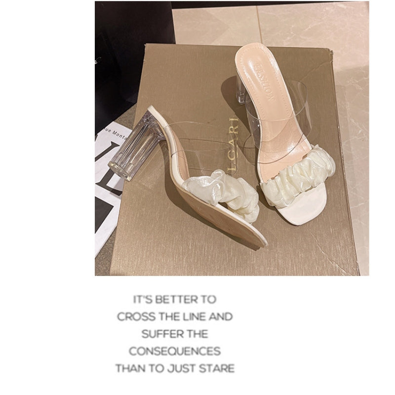 Ladies Shoes Women Shoes Sandals Heels Wedding Shoes Transparent Heels Dress Shoes Slippers Mules Clogs