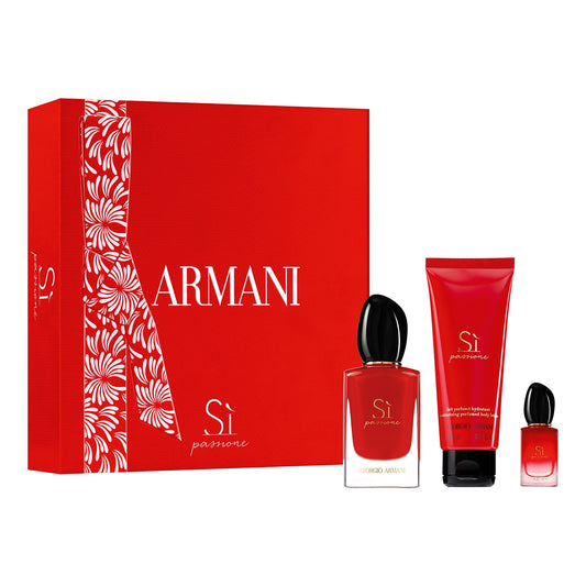 Si Passione 3 Piece Gift Set with Mini Perfume & Lotion