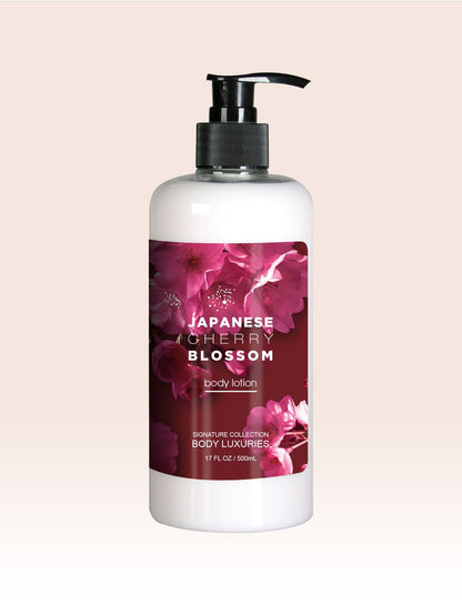 Dear Body Japanese Cherry Blossom Body Lotion 500ml Signature Collections Skin Care Body Care Body Lotions With Vitamin E and Aloe Vera Extracts Body Lotions