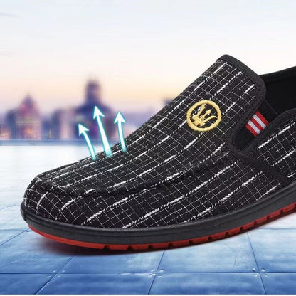 New Canvas Shoes Men's Shoes Cloth Shoes Soft Sole Men's Casual Slacker Shoes Sports Running Shoes Athletic