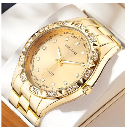 UPHUI Men's Watch Luxury Business Watch Thickened Formal Ultra High Texture Waterproof Leisure Watch Hip Hop Watch