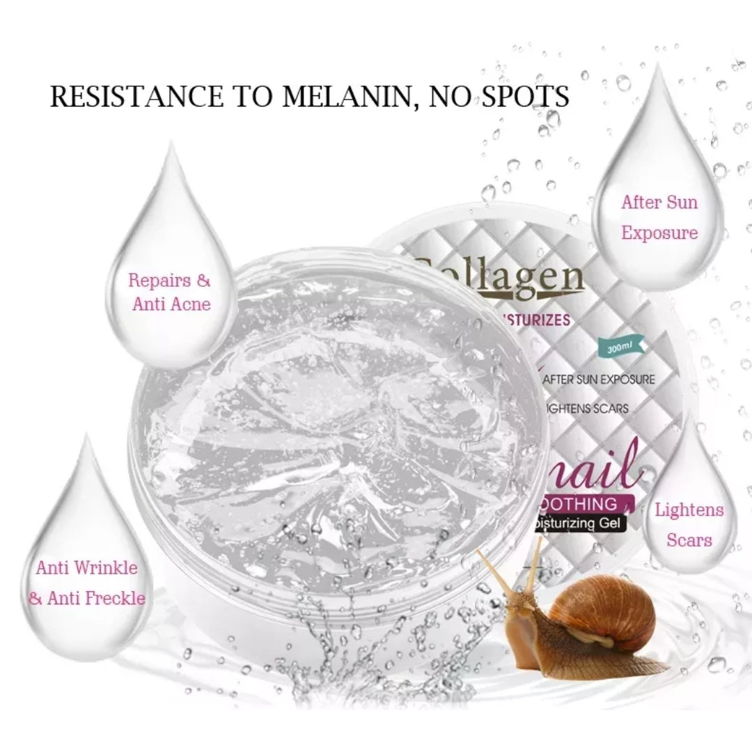 Pei Mei Collagen Snail Soothing Moisturizing Gel, 300g - Repair & Anti acne after sun exposure Anti-Wrinkle