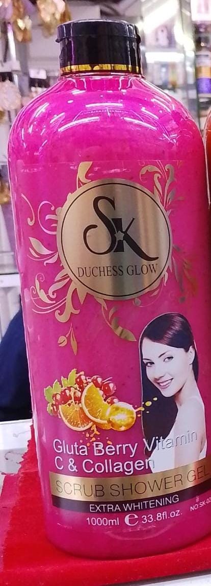 SK Duchess Glow Gluta Berry Vitamin C & Collagen Scrub Shower Gel