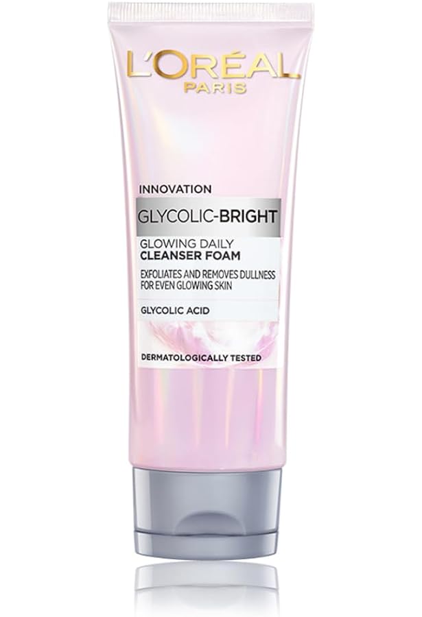 【Discounted】L'Oreal Paris GLYCOLIC BRIGHT FACE CLEANSER FOAM 100ML