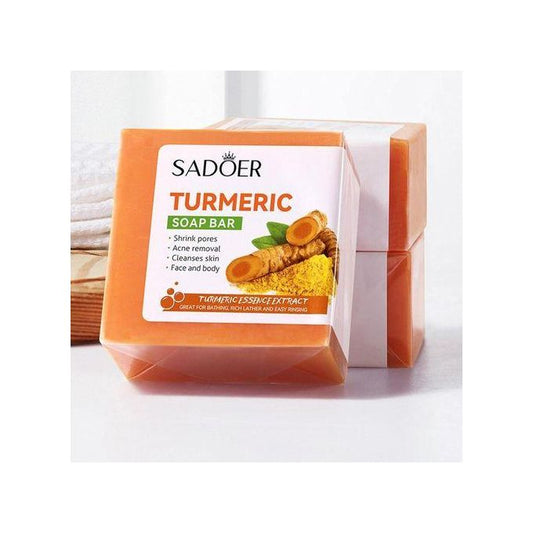 Skin Care 7-Days Effective Turmeric Face Soap, Anti Acne Soap, Skin Moisturizing, Deep Cleansing, Acne Removal, Skin Repair Face & Body Tumeric...