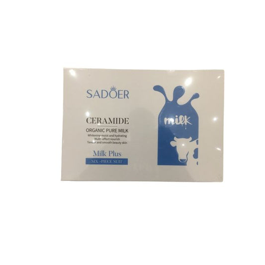 SKINCARE SET: FACIAL CARE WITH CLEANSER, TONER, EYE CREAM, FACE CREAM AND SERUM
