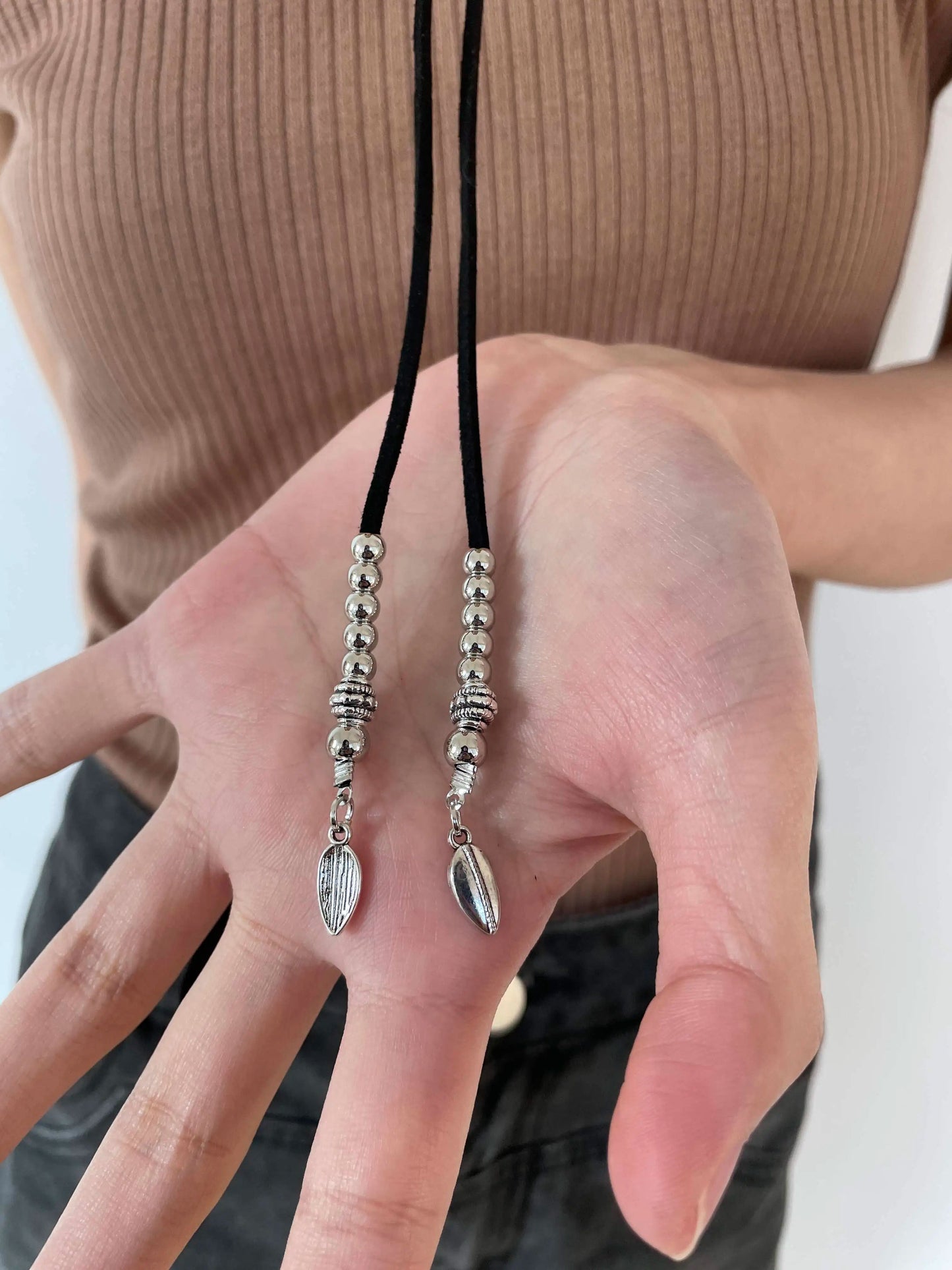 Flower necklace Bohemian necklace Long rope design Personality and fashion Multiple wearing styles Women's Necklaces