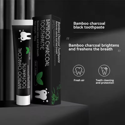 Bamboo Charcoal Toothpaste Whitening Teeth Activated Carbon Removing Yellow Teeth Cleaning Tooth Stain Fresh Oral Tooth Care