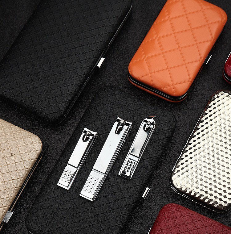 19 Pcs/set Manicure Set Stainless Steel Nails Clippers Set Ear Spoon Pedicure Sets Toe Nail Scissors Manicure Nail Art Tools