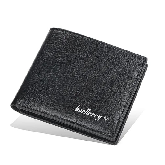 Baellerry PU Leather Classic Men Wallets Coin Pocket Small Wallet Gift for Men Purses Card Holder Male Clutch Money Bag ,Men's Bags New Design High Quality Purse
