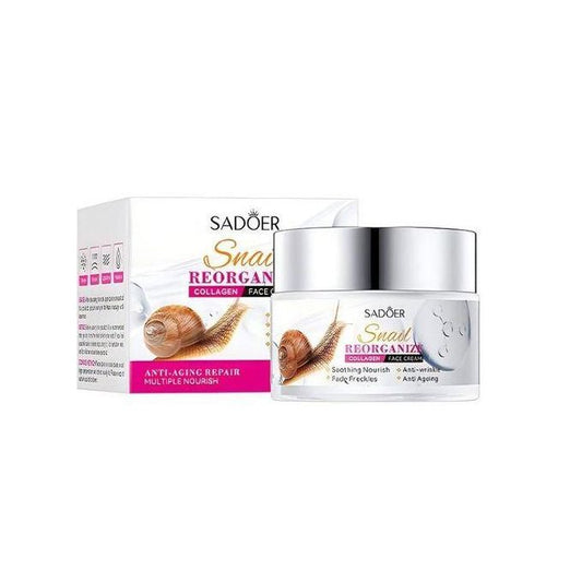 Snail Collagen Anti-Aging Anti-Wrinkles Sooth Nourishing Reorganize Face Cream