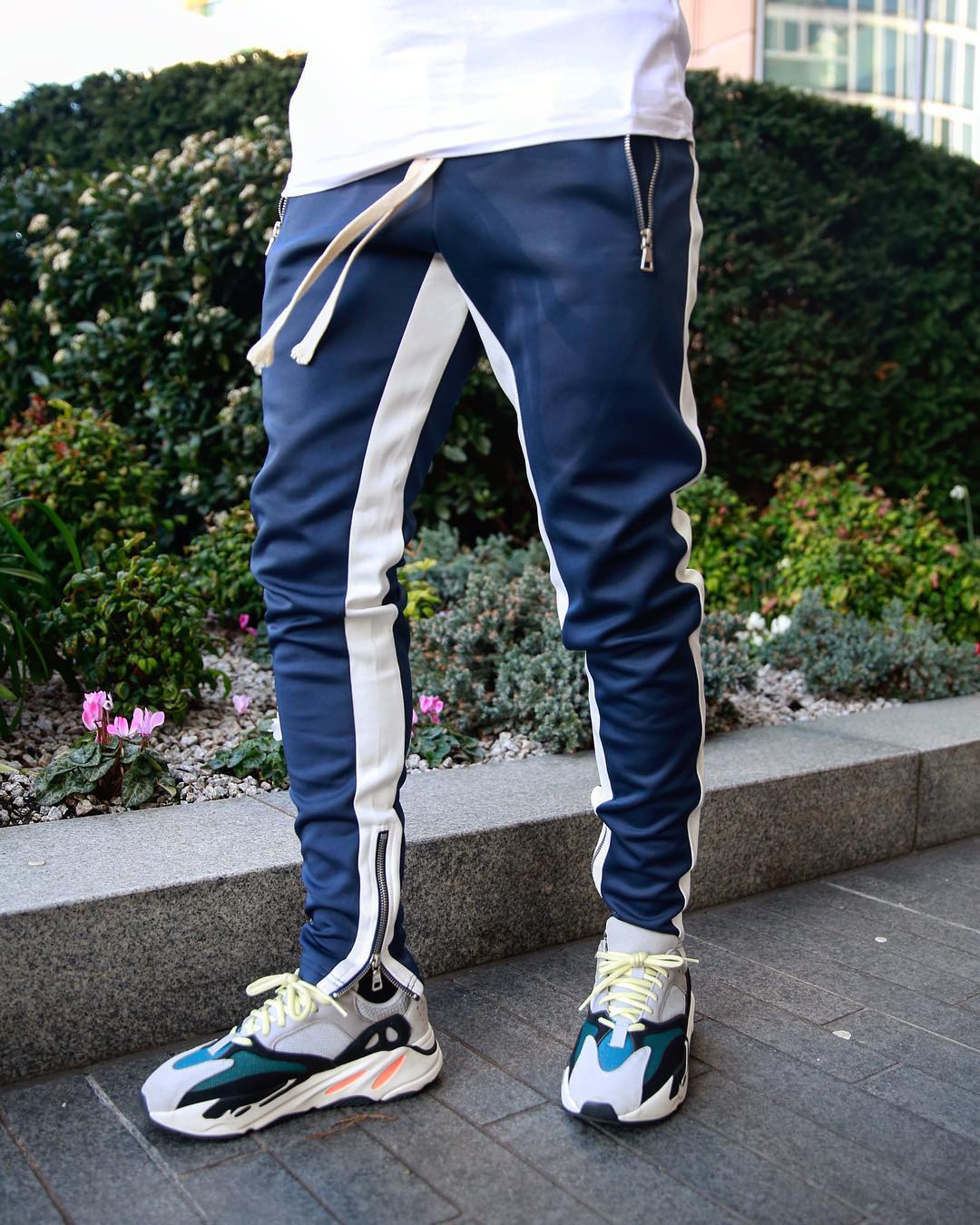 Mens Casual Pants Fitness Men Sportswear Tracksuit Bottoms Skinny Sweatpants Trousers Fashion long casual pants Men's Clothing Bottoms Pants Jeans