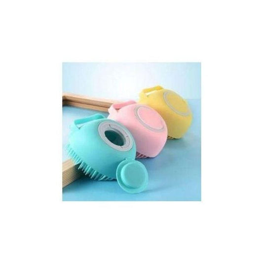 Soft Silicone Shower Brush With Soap Dispenser