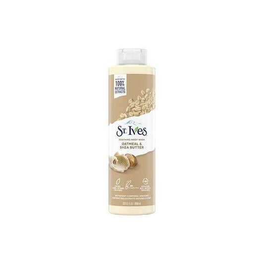 Soothing Body Wash for dry skin -Oatmeal & Shea Butter Made with 100% Natural Extracts 650 ml