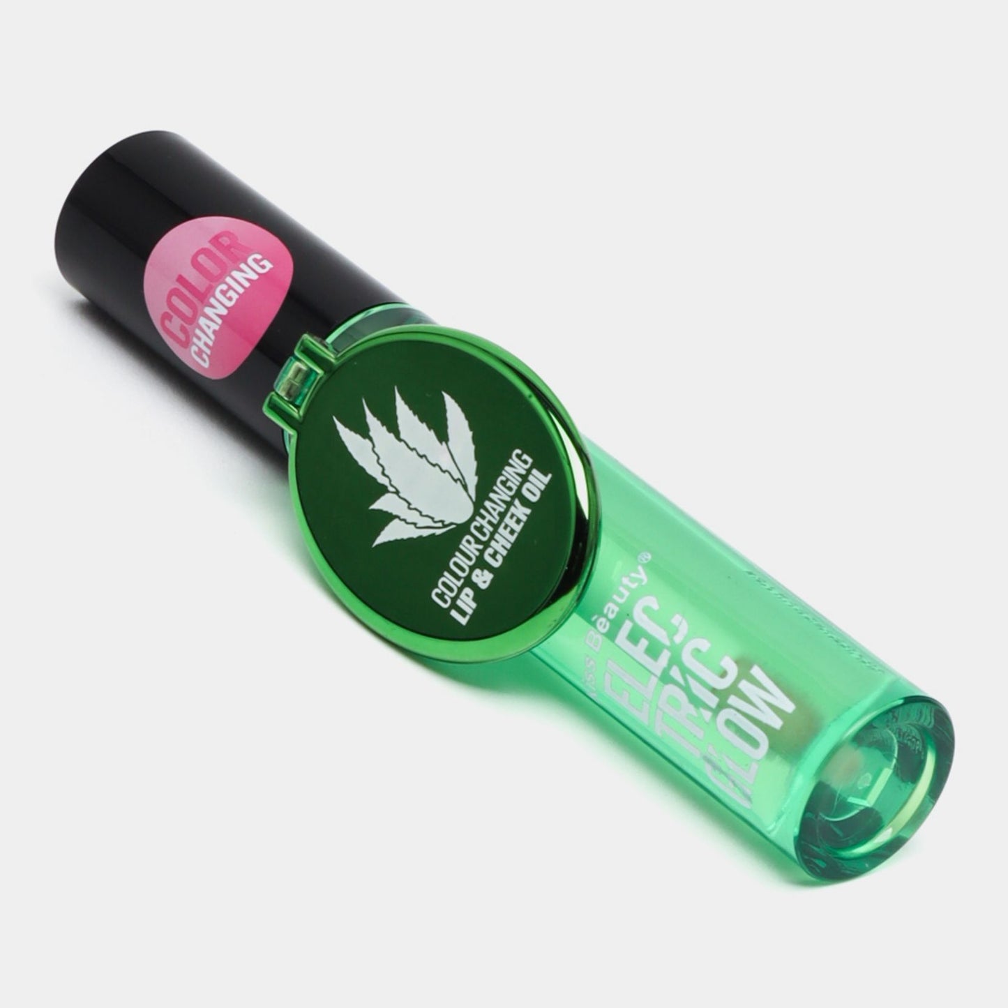 Electric Glow Colour Changing Lip & Cheek Oil with Mirror featuring Aloe Vera Magic Kiss Beauty Makeup Hydrating Plumping Lip Gloss Coat For Cute Makeup Lipsticks Clear Serum Fruit Lip Balm Oils