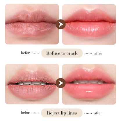 SADOER Coconut Brightening Lip Balm Moisturizing Anti Cracking Hydrating Repair Nourishing Soothing Lipstick gloss Lips Skin Care Products lipbalm