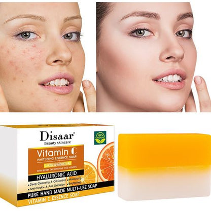 Disaar Vitamin C Essence Soap With Hyaluronic Acid -100g